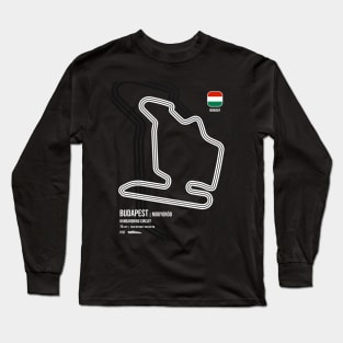 Budapest Race Track (B&W) Long Sleeve T-Shirt